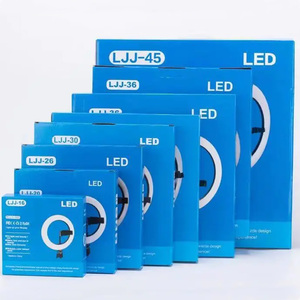 Anneau de lumière de remplissage de 14 pouces, 36CM, 10 niveaux de luminosité, support de téléphone pour Selfie, lampe annulaire avec support pour <span class=keywords><strong>Tiktok</strong></span> - Product Image 6