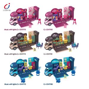 Voiture <span class=keywords><strong>de</strong></span> loisir 2 en 1, jeu <span class=keywords><strong>de</strong></span> maquillage pour enfants, ensemble <span class=keywords><strong>de</strong></span> maquillage, maison, coiffeuse, jouet - Product Image 6