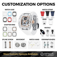 Montres de sport de luxe légères pour hommes Montres mécaniques automatiques ultra-légères Montres pour hommes tendance d'affair