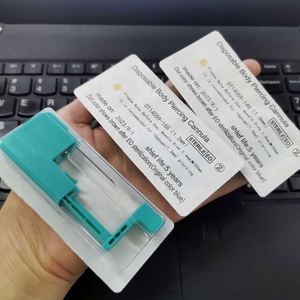 1PCS dùng một lần an toàn Bông tai piercer máy cơ thể đồ trang sức mũi Studs piercing kit công cụ với trang điểm vĩnh viễn Cartridge needles - Product Image 4