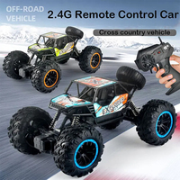 Vente en gros de véhicules tout-terrain RC à l'échelle 1:18, 2,4 GHz, camion RC, voiture télécommandée tout-terrain, jouets pour enfants, garçons