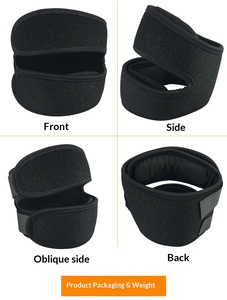 Rodillera de compresión al por mayor con soporte elástico y orificios, para seguridad en baloncesto, tenis y ciclismo - Product Image 3