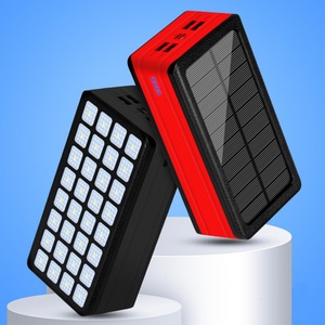 Batterie externe solaire multifonctionnelle intelligente pour situations d'urgence en extérieur, grande capacité, avec lumière LED - Product Image 2