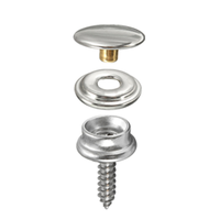 Boutons pression en laiton avec tige à vis Style un côté pour planche et un pour tissu pour voitures pare-soleil canapé coussin attache