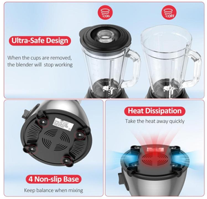 Trung Quốc bm Chất lượng cao Thiết bị nhà bếp điện <span class=keywords><strong>Mixer</strong></span> 1.5L tốc độ cao Máy ép trái cây máy xay sinh tố cho hộ gia đình sử dụng - Product Image 5