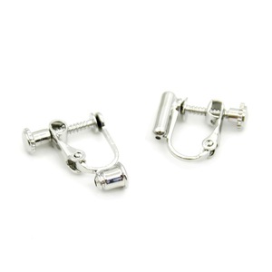 Clip-on Earrings U-shaped <b>Screw</b> Adjustable Gold Zinc Alloy DIY Fashion Jewelry for Non-Pierced Ears - Product Image 4