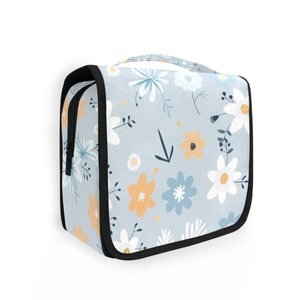 Factory Price Customs logo Foldable Waterproof Polyester Cosmetic <b>Wash</b> <b>Bag</b> <b>Women</b> <b>Hanging</b> <b>Bag</b> for Travel - Product Image 2