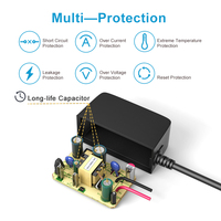 SAA RCM List 3V 5V 6V 9V 12V 15V 18V 24V 36V 48V 0.5A 1A 1.5A 2A 2.5A 3A Adaptateur secteur pour disques durs externes