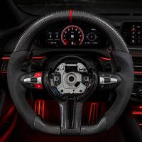 Volant de remplacement pour BMW F30 F25 F26, compatible OEM, style M Sport, cuir, multifonction, avec palettes de changement de vitesse