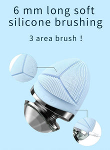 Shein <span class=keywords><strong>Tiktok</strong></span> 4 en 1 brosse nettoyante pour le visage en profondeur Silicone nouveau câble USB charge voyage arrivée brosse électrique pour le visage - Product Image 5