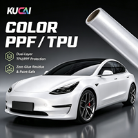 Film de protection de peinture TPU KUCAI couleur PPF violet 7,5 mil auto-réparant anti-jaunissement transparent pour toutes les voitures 1,52*15M