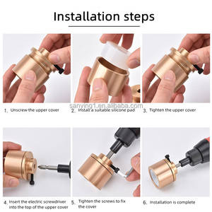 Máquina tampando elétrica portátil para garrafas de perfume e garrafas plásticas - Product Image 6