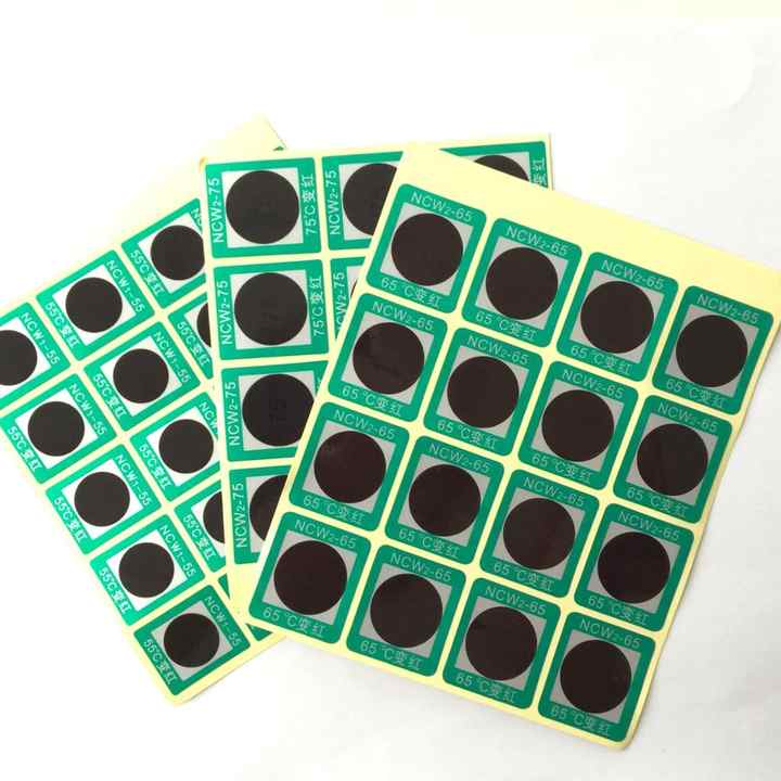 Reversible Temperature Stickers Color Change Temperature Indicator