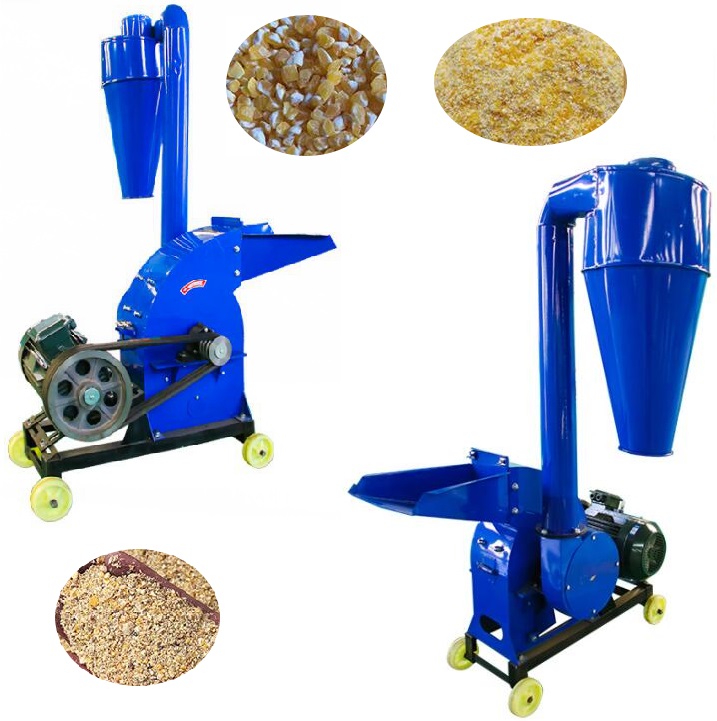 Grass Feed Material Crushing Machine for Grain Small Maize Milling Machine Masala Powder Making Machine Hammer Mill Crusher