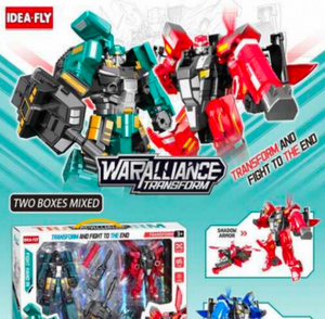 หุ่นยนต์แปลงร่าง Idea-Fly ของเล่นโมเดลพลาสติกสำหรับเด็กอายุ 8-13 ปี 男女皆宜 - Product Image 3