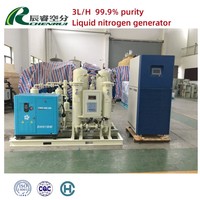 Machine de production d'azote liquide ChenRui à commande PLC, pureté 99,99 %, mini-générateur d'azote liquide pour usine de transformation alimentaire
