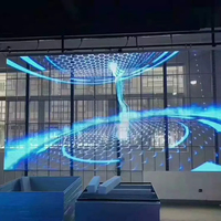 Pantalla LED Transparente Autoadhesiva, Pantalla Flexible de PCB para Publicidad en Ventanas de Vidrio
