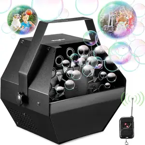 Hot Sale Portable Automatic Mini Bubble Machine Bubble Blow Maker For Outdoor/Indoor Stage Wedding Decor Party Use