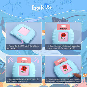 Impresión personalizada niños educativos aprender a leer fonética 100 palabras letra y número Flashcards en árabe - Product Image 4