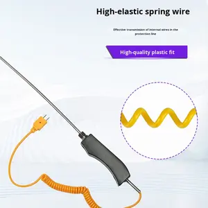 <span class=keywords><strong>Thermocouple</strong></span> de <span class=keywords><strong>type</strong></span> K à poignée manuelle pour four à haute température à eau en aluminium Spot Goods Wrnk-187/Wrnk-104M - Product Image 5