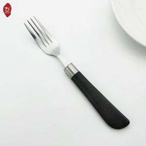 Ensemble de couverts en acier inoxydable de luxe moderne noir de haute qualité, 4 pièces - Product Image 4