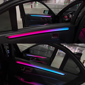 Kit d'éclairage ambiant SJC Car W212 64 couleurs pour <span class=keywords><strong>Mercedes</strong></span> Benz Classe E 2010 - 2015, accessoires d'éclairage LED pour les aérateurs intérieurs - Product Image 4