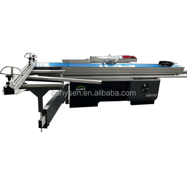 HYSEN деревообрабатывающий раздвижной стол, панельная пила для резки МДФ, деревянный стол, пила, деревообрабатывающий станок