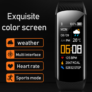 Renkli ekran C5S akıllı bilezik profesyonel egzersiz bilezik çalar saat akıllı bileklikler - Product Image 6