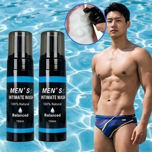 Limpiador íntimo masculino <span class=keywords><strong>en</strong></span> espuma biodegradable para <span class=keywords><strong>la</strong></span> zona genital, favorece <span class=keywords><strong>la</strong></span> higiene, reduce las bacterias que causan olor, calma <span class=keywords><strong>la</strong></span> irritación. - Product Image 2