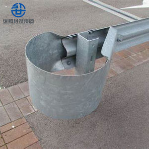Barrera de Protección para Carreteras con Extremo Redondeado, Galvanizada por Inmersión en Caliente, para Barandilla de Autopista - Product Image 4
