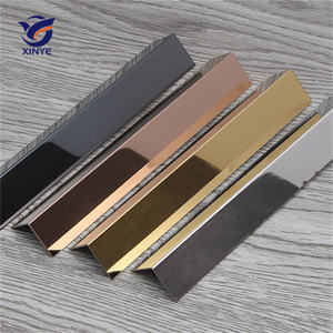 Garniture d'angle de nez de taureau, bandes décoratives en <span class=keywords><strong>acier</strong></span> inoxydable, carrelage en céramique et laiton pour escalier, salle de bain, salon, nouveauté - Product Image 6