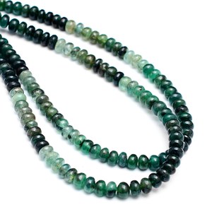 Perles rondes lisses en émeraude verte de 4 mm à 5 mm, pierres précieuses naturelles multi-émeraude, perles en vrac pour la fabrication de bijoux - Product Image 3