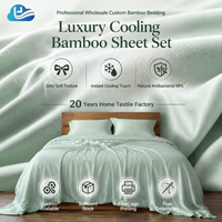 Ensemble de literie en bambou biologique personnalisé en gros, certifié OEKO-TEX Standard 100 GOTS, 300TC, éco-responsable, Cloudland