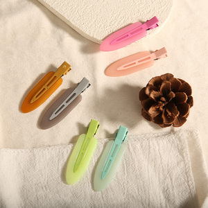 Pinces à cheveux plates sans plis ni traces, barrettes crocodiles antidérapantes pour le coiffage et le maquillage - Product Image 4