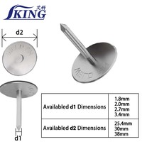IKING – Clous d'isolation durables pour systèmes CVC, à tête cylindrique, pour soudage par condensateur et construction marine