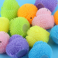 Animal poussin nouvelle tendance Tpr matériel Kawii Mochi Fidget jouet Squishy petit canard lumineux avec lumière LED