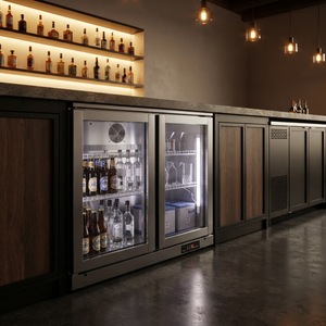 Wholesale Commercial Single-Temperature <b>Table</b> Top Back Bar Cooler <b>Fridge</b> Freezer Triple Glass Door Refrigerator Display Fan LC D - Product Image 3