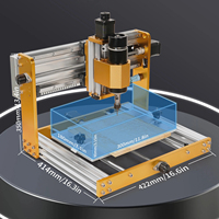 Machine de fraisage CNC 3018Pro Ultra avec broche de 500W pour la sculpture sur bois, métal, acrylique, MDF, machine de découpe à 3 axes
