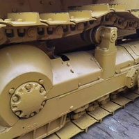 Bulldozer sur chenilles Caterpillar D7G à lame inclinable 6 directions avec chenilles surélevées, bon état, à vendre
