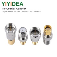 Adaptador de Conector Coaxial RF Tipo F a Tipo SMA, Macho y Hembra, para Amplificador de Señal de Antena, con Certificación CE y RoHS