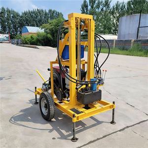 手頃な価格の水井戸掘削システム、小型コンパクトなボーリングリグ、費用対効果の高いミニ井戸掘削工事用 - Product Image 1