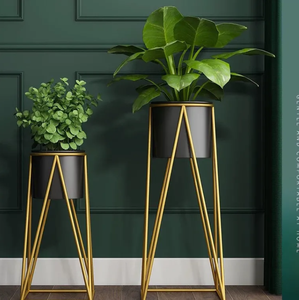 Haut <span class=keywords><strong>de</strong></span> gamme lumière luxe intérieur maison salon décor Rectangle forme fleur Stand jardin <span class=keywords><strong>Application</strong></span> élégante étagère rectangulaire - Product Image 2