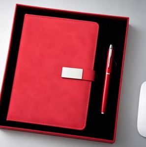 Ensemble cadeau d'affaires, carnet gravé au laser, logo brodé, Noël, remise de diplôme, Saint-Valentin, industrie automobile - Product Image 3