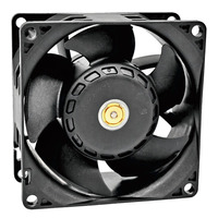 Ventilateur de refroidissement à roulement à billes à flux axial 12V/24V/48V DC 80x80x38mm, haute vitesse, surpression puissante, grand volume d'air, certifié ISO