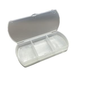 กล่องยาผ้าพันแผล3ช่องเครื่องจ่ายพลาสติกสำหรับการจัดการยา - Product Image 1