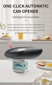 Hands Free Can Opener One Touch Electric Can Opener for Kitchen and Pet Food Cans - Product Image 2