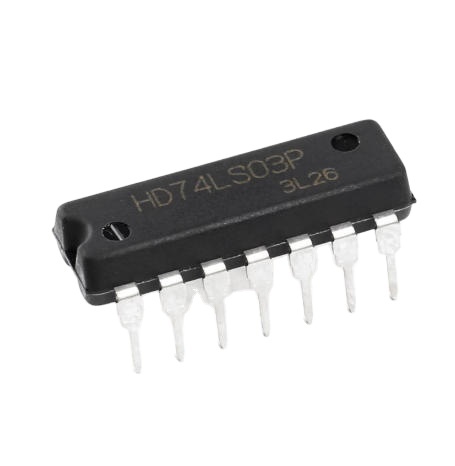 Original Genuine Direct Insertion HD74LS03P DIP-14 NAND Gate/Logic Chip with Open Collector