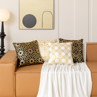 Housse de coussin imprimée 26 lettres alphabétiques, style minimaliste moderne, pour canapé et chambre à coucher, vente en gros transfrontalière