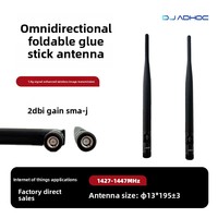 Transmission vidéo autonome pour drone 1.4G, amplificateur de signal omnidirectionnel à gain élevé 2dBi, extension de portée - Connecteur J