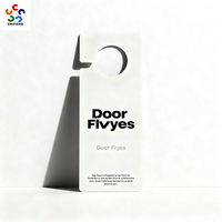 Fábrica CaiFeng, Folletos de Papel Artístico Personalizados, Cubierta Dura, Laminación de Película, Publicidad, Tarjetas para Manijas de Puerta, Impresión de Papel para Colgar